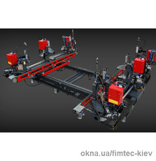 SL6 Q - автоматическая шестиголовочная сварочная машина (вварной импост)